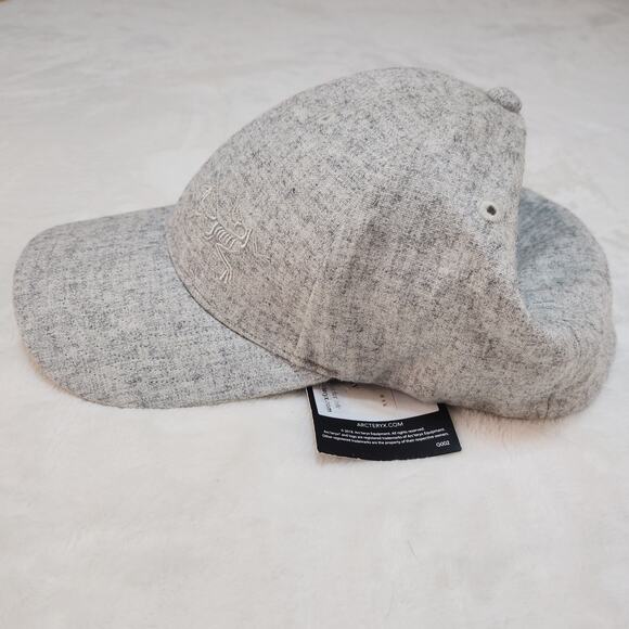 Arc'teryx Hat NEW WITH TAGS Mens Large XL Wool Silk Baseball Cap Heather Gray - Picture 5 of 10